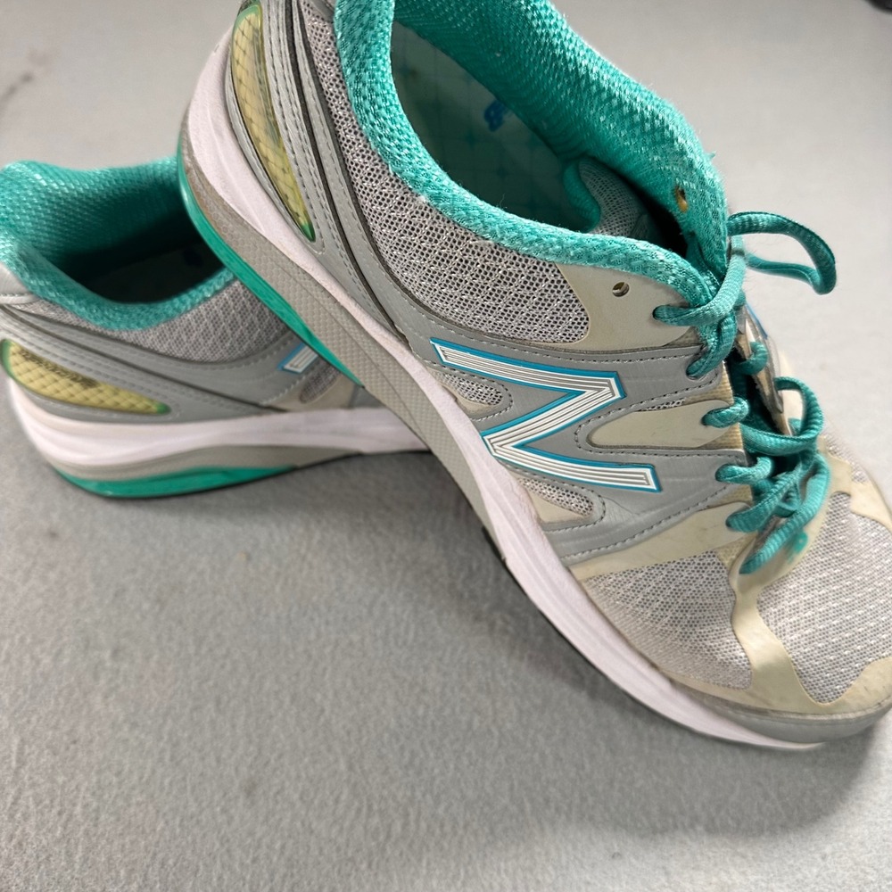 New Balance 1540v2 Grey Teal Silver Running Shoes W1540GS2 Women 7.5 2E Wide